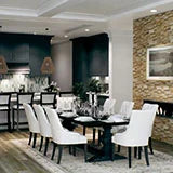 Icelandic Green Picket Polished Marble Mosaic Tile