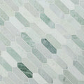 Icelandic Green Picket Polished Marble Mosaic Tile