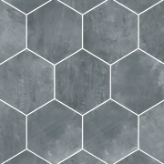 Icon Series Black 20x24 Hexagon Matte Porcelain Tile
