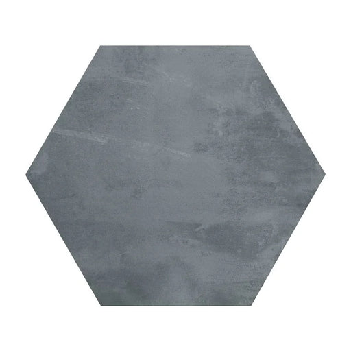 Icon Series Black 20x24 Hexagon Matte Porcelain Tile