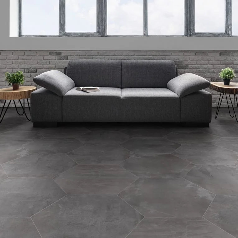 Icon Black 3x12 Surface Bullnose Matte Porcelain Trim