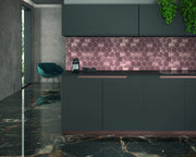 Icon Copper 11.02x6.38 Glass Mosaic