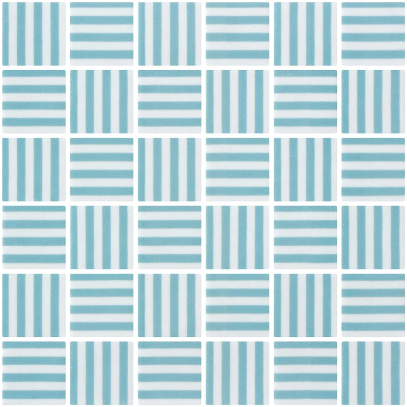 Icon Penta Bidart Artic Blue 2x2 Matte Glass Mosaic