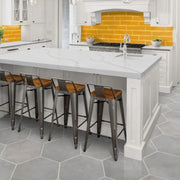 Icon Silver 20x24 Hexagon Matte Porcelain Tile