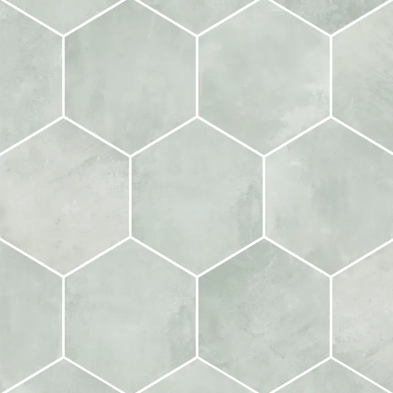 Icon Silver 20x24 Hexagon Matte Porcelain Tile
