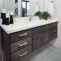 Icon Smoke 3x12 Surface Bullnose Matte Porcelain Trim