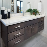 Icon Smoke 3x12 Surface Bullnose Matte Porcelain Trim