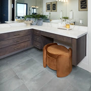 Icon Smoke 3x12 Surface Bullnose Matte Porcelain Trim