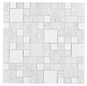 Icy Pure Glass Mosaic