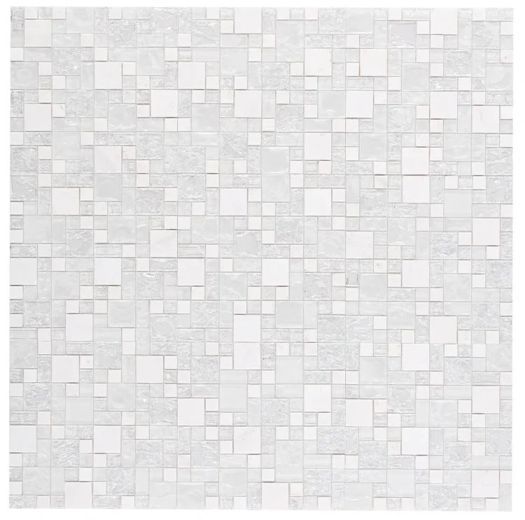 Icy Pure Glass Mosaic