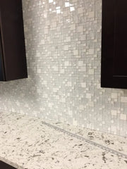 Icy Pure Glass Mosaic