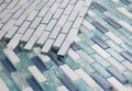 Icy Royal Blue Mosaic