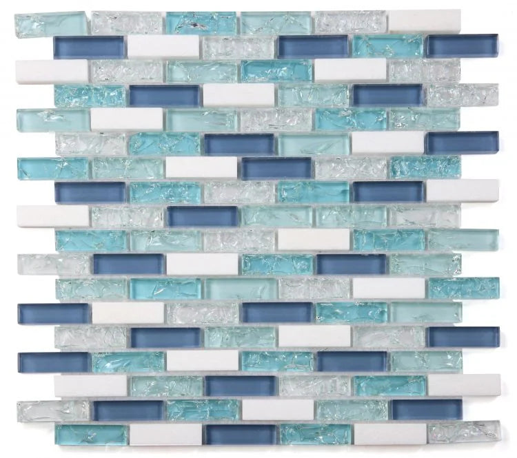 Icy Royal Blue Mosaic