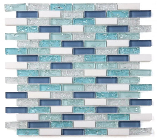 Icy Royal Blue Mosaic