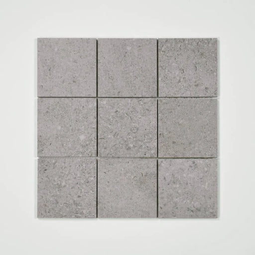 Ikonite Grey 4x4 12x12 Honed Glass Mosaic