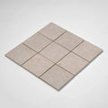 Ikonite Light 4x4 on 12x12 Sheet Honed Porcelain Mosaic Tile