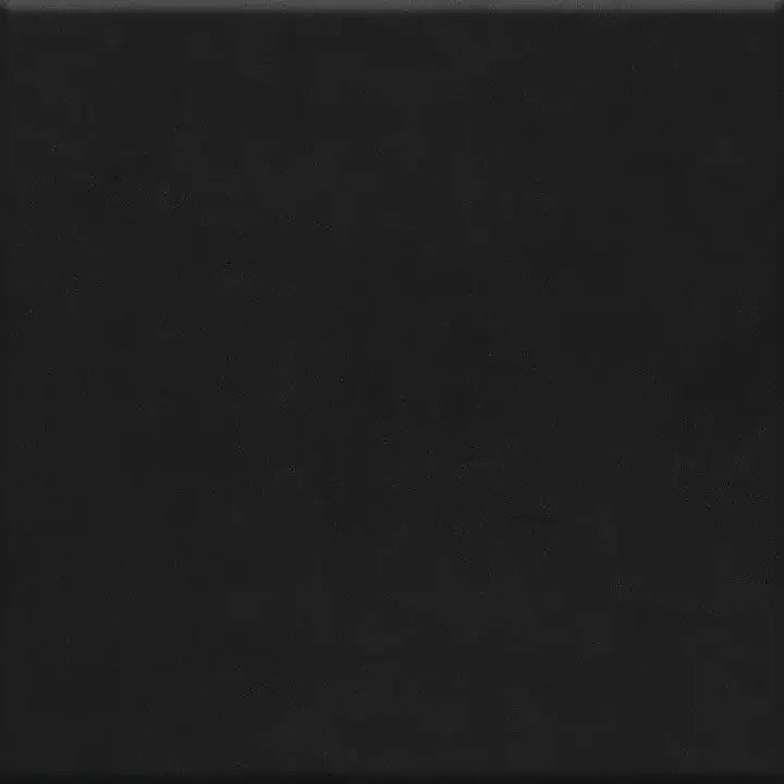 Casablanca Solid Black 8x9 Hexagon Gres Stoneware Tile