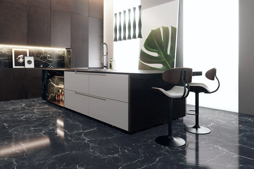 Port Noir Black 12x24 Glazed Porcelain Tile