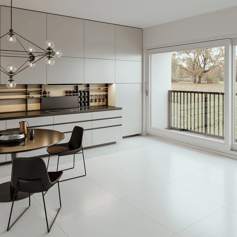 Nordico Snow 35x35 Polished Porcelain Tile