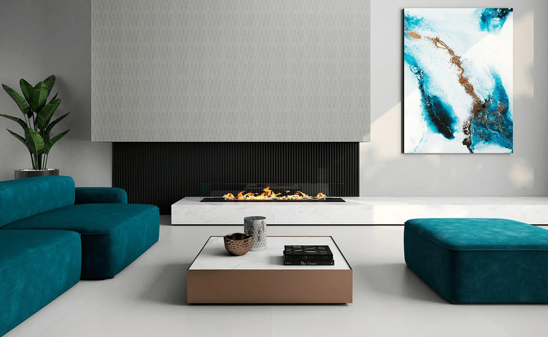 Pro Ivory 35x35 Rectified Polished Porcelain Tile