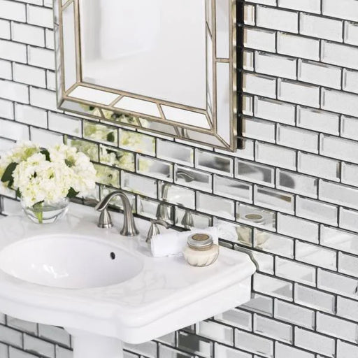 Imperial Dutchess 6x2.5 8mm Flat Glass Wall Tile