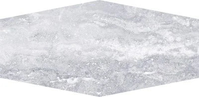 Impero Series Travertino 9x19 Long Hexagon Polished Travertine Look Porcelain Tile