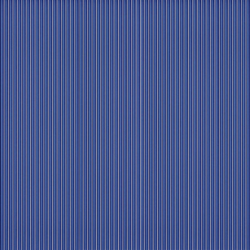 Close-up of In The Sticks Misunderstood Jean-ous gloss glass mosaic with slender vertical deep blue strips and fine light-colored joints.