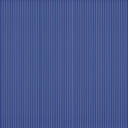Close-up of In The Sticks Misunderstood Jean-ous gloss glass mosaic with slender vertical deep blue strips and fine light-colored joints.