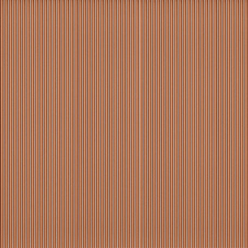 Close-up of In The Sticks Once And Coral gloss glass mosaic with slender vertical warm coral-brown strips and fine light-colored joints.