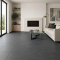 Inca Gray Basalt Tile 12x24 Honed — Living Room floor