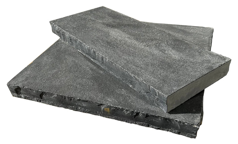 Indian Black Limestone Natural 8 x 24 x 2 Limestone Wall Cap Cap