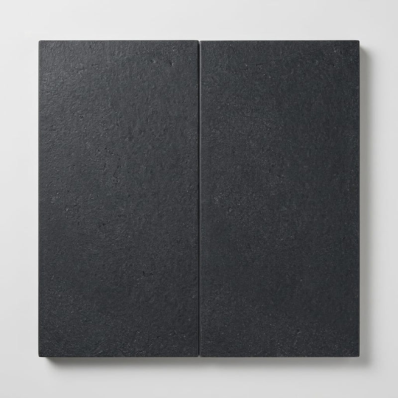 Indian Black Limestone Natural 12 x 24 x 2 Limestone Wall Cap Cap 12x24 close-up