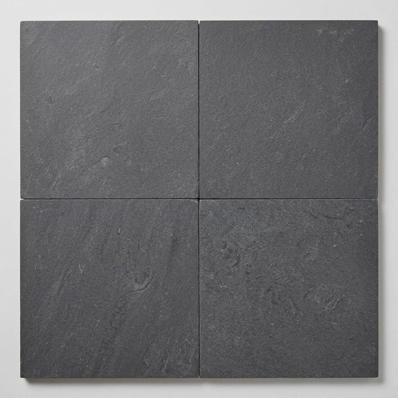 Indian Black Limestone Natural 21 x 21 x 2 Limestone Column Cap Cap 20x20 close-up