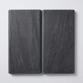 Indian Black Limestone Tumbled & Brushed 12 x 24 x 1.25 Bullnose Coping 12x24 close-up