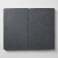 Indian Black Limestone Tumbled & Brushed 16 x 24 x 1.25 Bullnose Coping 16x24 close-up