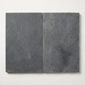 Indian Black Limestone Tumbled & Brushed 16 x 24 x 2 Modern Coping 16x24 close-up