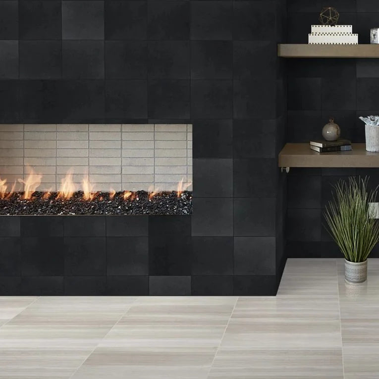 Indian Premium Black 12x12 Honed Natural Stone Granite Tile