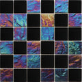Inspire Black 2x2 Gloss Glass Mosaic Tile