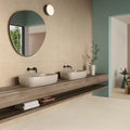 Intense Clair Mixed Chevron Mesh Porcelain Mosaic