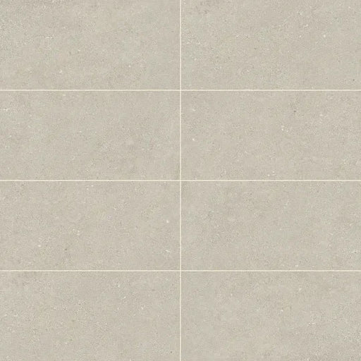 Intense Perle Mixed Straight Stack 1x12 Porcelain Mosaic