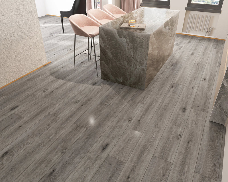 Invicta Keystone Grey 7x60 EIR Painted-Bevel 20mil SPC Vinyl Flooring