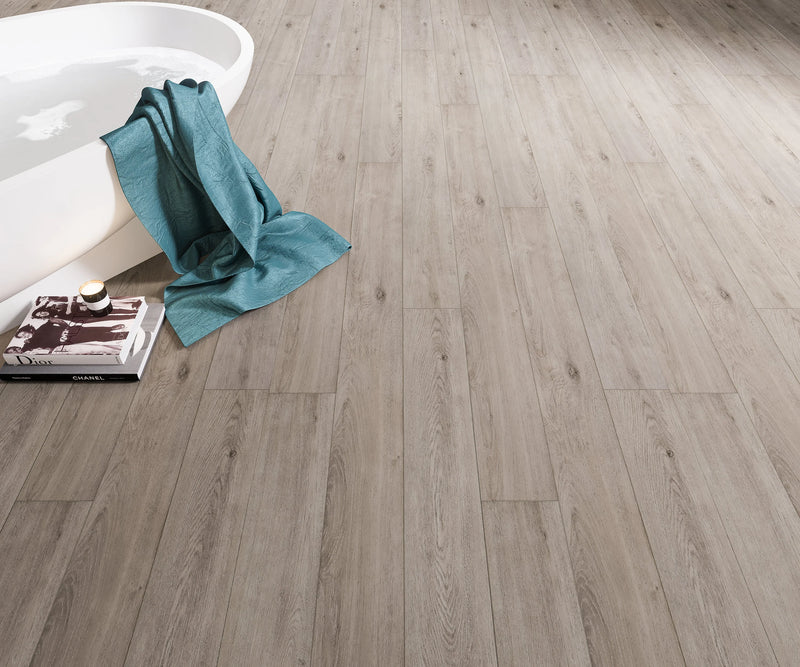 Invicta Novel Taupe 7x60 EIR Painted‑Bevel 20mil SPC Wood Look Vinyl Flooring