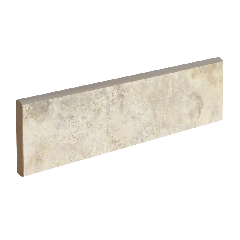 Invictus Beige Cross Cut 3x12 Matte Ceramic/Porcelain Surface Bullnose Trim