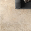 Invictus Beige Cross Cut 3x12 Polished Ceramic/Porcelain Surface Bullnose Trim