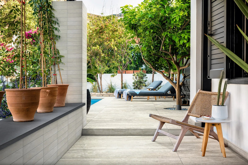 Invictus Beige Vein Cut 2x2 Matte Porcelain Mosaic