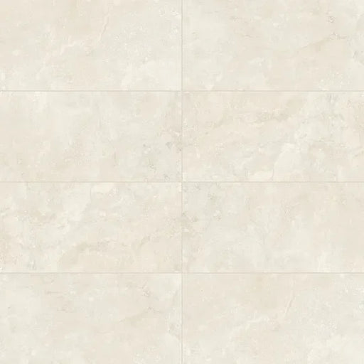 Invictus Ivory Cross Cut 3x12 Surface Bullnose Matte Porcelain Trim