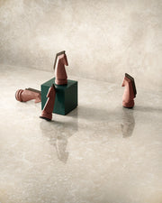 Invictus Ivory Cross Cut 24x24 Polished Porcelain Tile