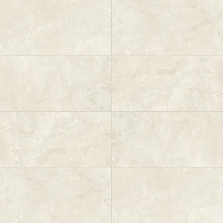 Invictus Ivory Cross Cut 3x12 Surface Bullnose Polished Porcelain Trim