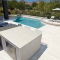 Invictus Ivory Vein Cut 3x12 Surface Bullnose Matte Porcelain Trim