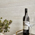 Invictus Ivory Vein Cut Chevron Mesh Polished Porcelain Mosaic